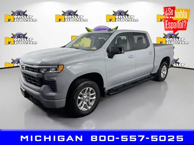Gray 2024 Chevrolet Silverado 1500 RST for sale in Michigan Center, MI