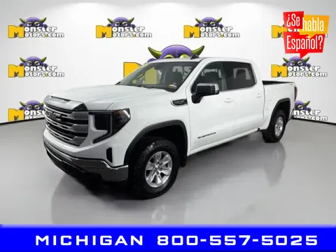 White 2024 GMC Sierra 1500 SLE for sale in Michigan Center, MI