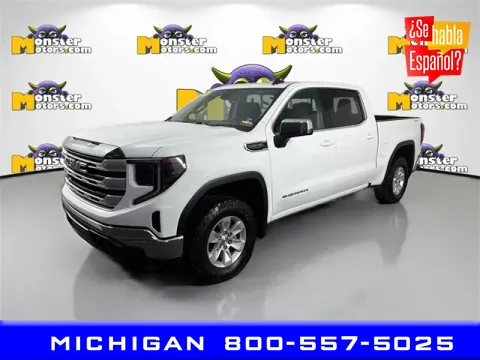White 2024 GMC Sierra 1500 SLE for sale in Michigan Center, MI