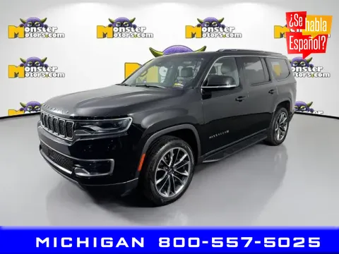 Black 2022 Jeep Wagoneer Series II for sale in Michigan Center, MI