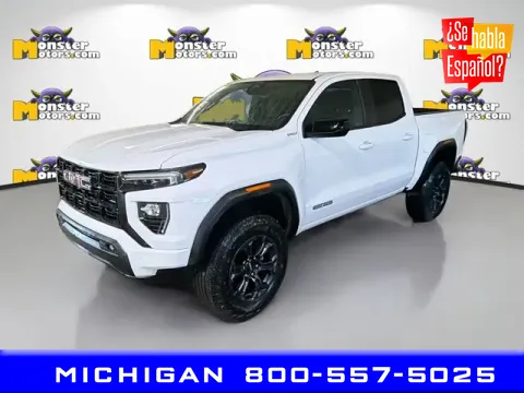 White 2024 GMC Canyon Elevation for sale in Michigan Center, MI