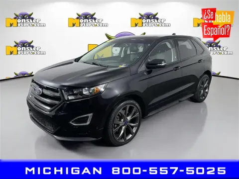 Black 2017 Ford Edge Sport for sale in Michigan Center, MI