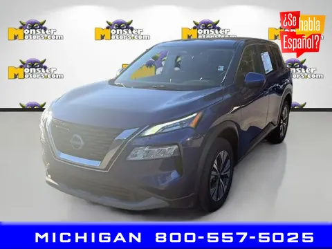 Blue 2023 Nissan Rogue SV for sale in Michigan Center, MI