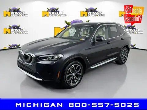 White 2022 BMW X3 xDrive30i for sale in Michigan Center, MI