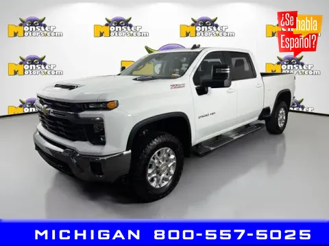 White 2024 Chevrolet Silverado 2500HD LT for sale in Michigan Center, MI