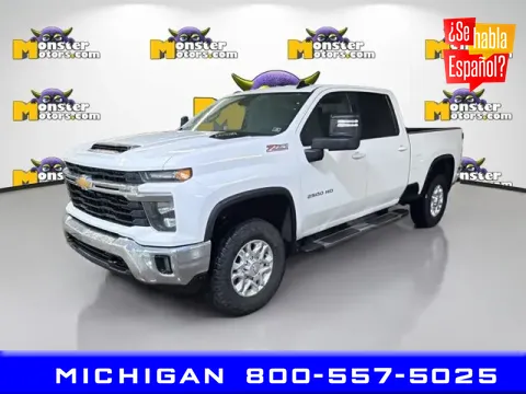 White 2024 Chevrolet Silverado 2500HD LT for sale in Michigan Center, MI