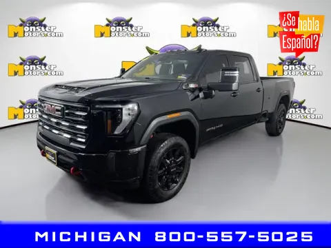 Black 2024 GMC Sierra 3500HD AT4 for sale in Michigan Center, MI