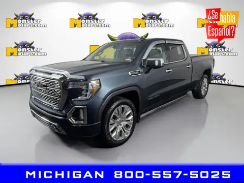 Blue 2021 GMC Sierra 1500 Denali for sale in Michigan Center, MI
