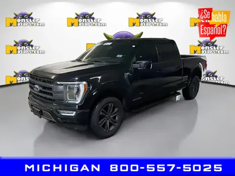 Black 2022 Ford F-150 Lariat for sale in Michigan Center, MI