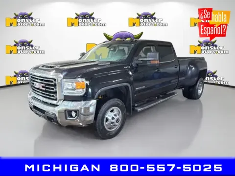 Black 2018 GMC Sierra 3500HD SLE for sale in Michigan Center, MI