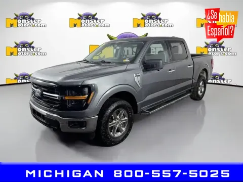 Gray 2024 Ford F-150 XLT for sale in Michigan Center, MI