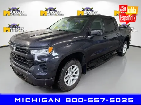 Blue 2023 Chevrolet Silverado 1500 RST for sale in Michigan Center, MI