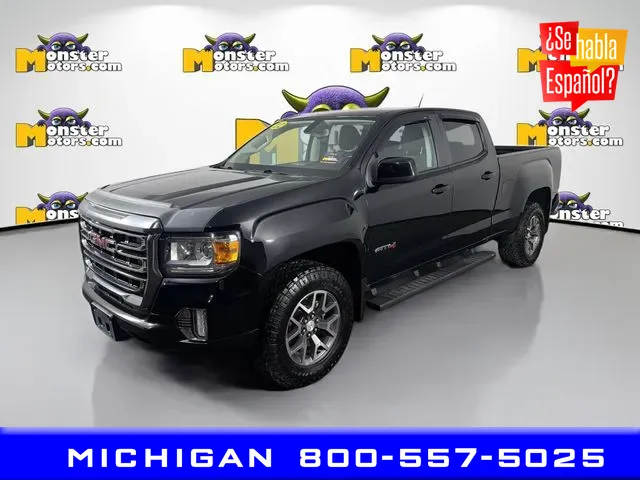 Black 2022 GMC Canyon AT4 w/Leather for sale in Michigan Center, MI