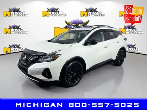 White 2021 Nissan Murano SL for sale in Michigan Center, MI