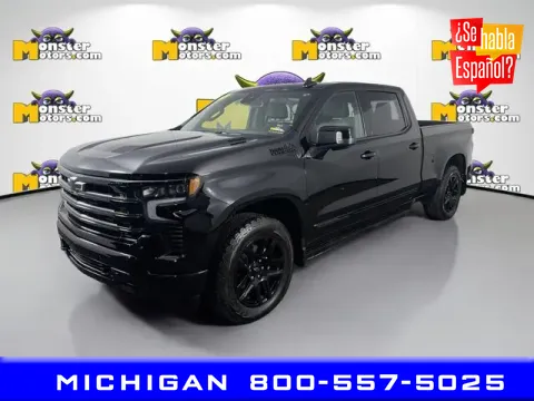 Black 2024 Chevrolet Silverado 1500 High Country for sale in Michigan Center, MI