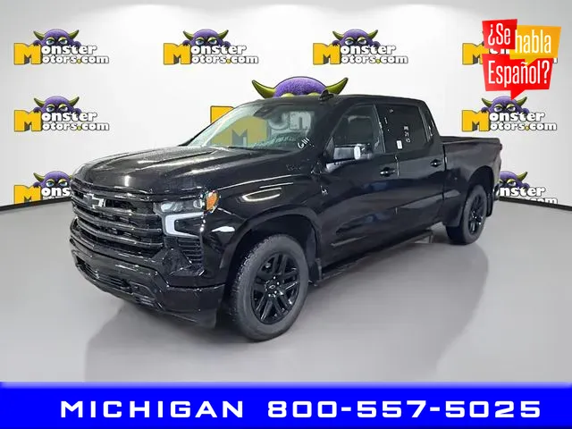 Black 2024 Chevrolet Silverado 1500 High Country for sale in Michigan Center, MI