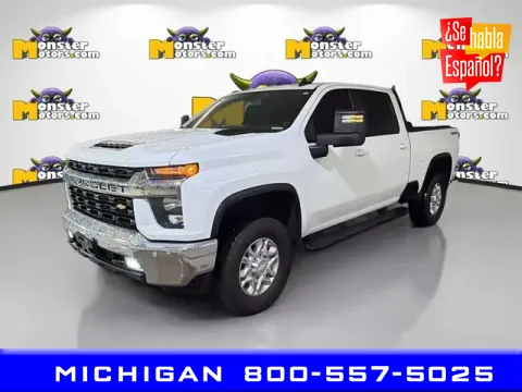 White 2020 Chevrolet Silverado 2500HD LT for sale in Michigan Center, MI