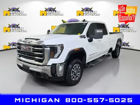 White 2024 GMC Sierra 2500HD SLE for sale in Michigan Center, MI