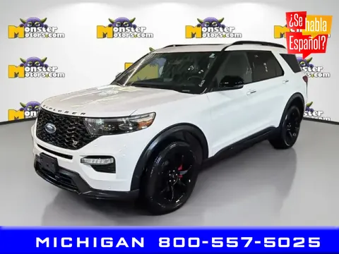 White 2024 Ford Explorer ST for sale in Michigan Center, MI