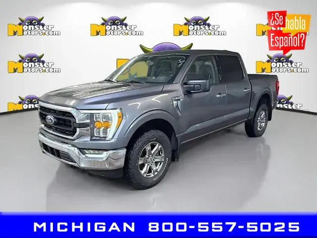 Gray 2022 Ford F-150 XLT for sale in Michigan Center, MI