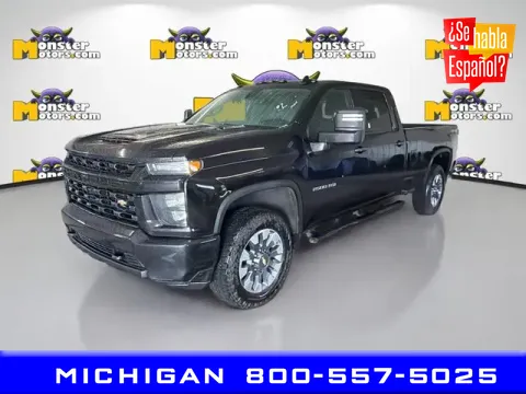 Black 2022 Chevrolet Silverado 2500HD Custom for sale in Michigan Center, MI