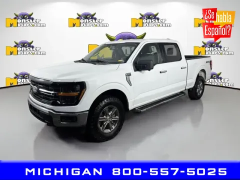 White 2024 Ford F-150 XLT for sale in Michigan Center, MI