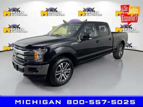 Black 2019 Ford F-150 Lariat for sale in Michigan Center, MI