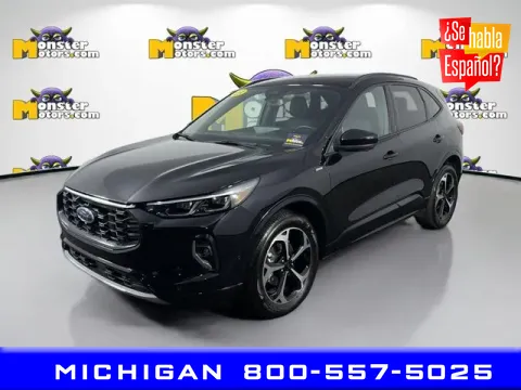 Black 2023 Ford Escape ST-Line Elite for sale in Michigan Center, MI