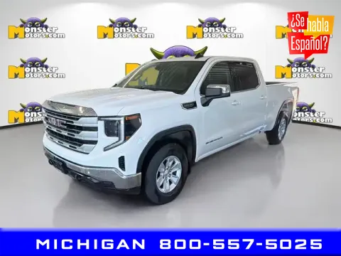 White 2024 GMC Sierra 1500 SLE for sale in Michigan Center, MI