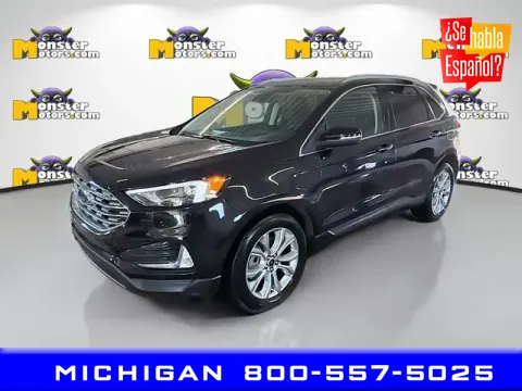 Black 2024 Ford Edge Titanium for sale in Michigan Center, MI