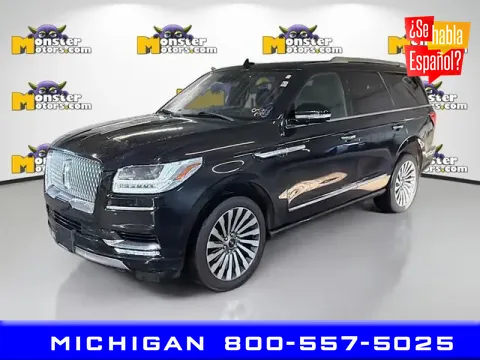 Black 2019 Lincoln Navigator Reserve for sale in Michigan Center, MI