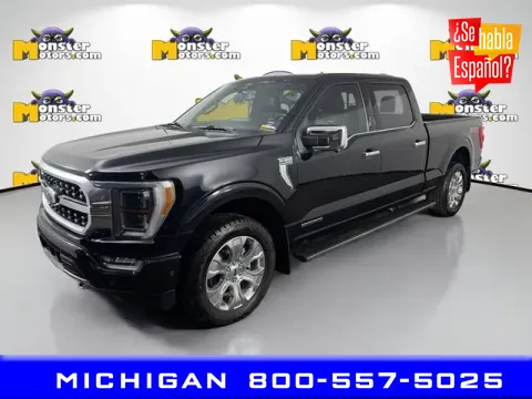 Black 2022 Ford F-150 Platinum for sale in Michigan Center, MI
