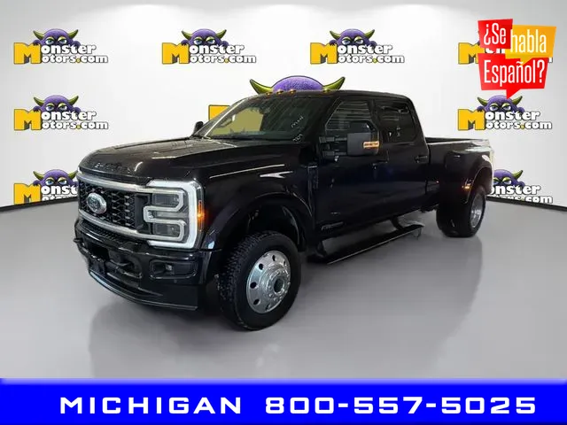 Black 2025 Ford F-450SD Platinum for sale in Michigan Center, MI