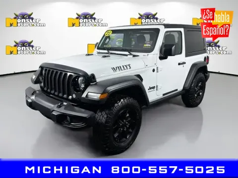 Silver 2022 Jeep Wrangler Willys for sale in Michigan Center, MI