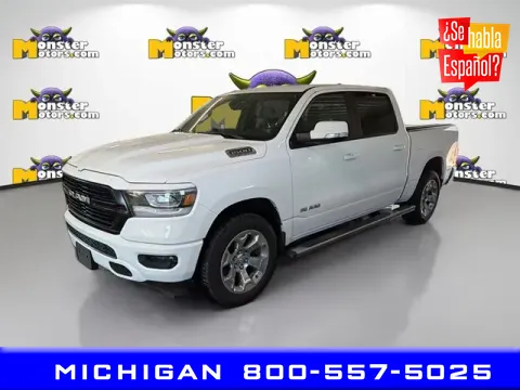 White 2019 Ram 1500 Big Horn/Lone Star for sale in Michigan Center, MI