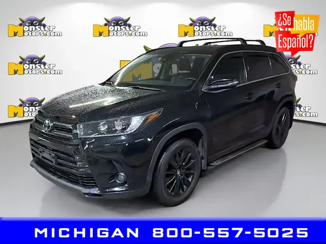 Black 2019 Toyota Highlander for sale in Michigan Center, MI