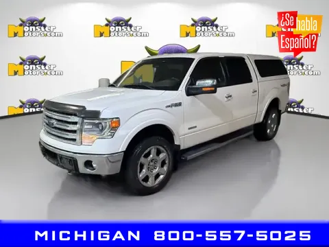 White 2014 Ford F-150 Limited for sale in Michigan Center, MI