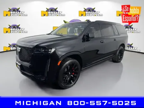 Black 2022 Cadillac Escalade ESV Sport for sale in Michigan Center, MI