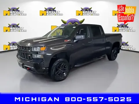 Brown 2021 Chevrolet Silverado 1500 Custom Trail Boss for sale in Michigan Center, MI