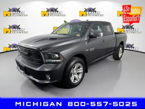 Gray 2018 Ram 1500 Sport for sale in Michigan Center, MI
