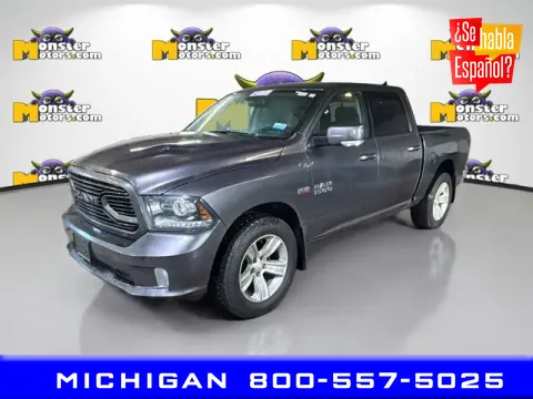 Gray 2018 Ram 1500 Sport for sale in Michigan Center, MI
