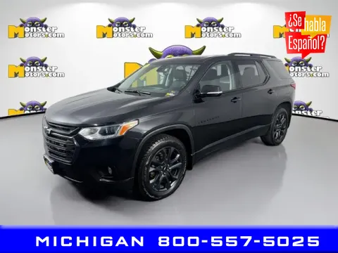 Black 2021 Chevrolet Traverse RS for sale in Michigan Center, MI