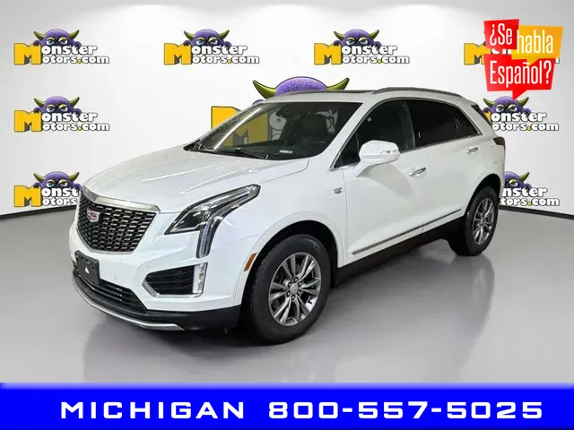 White 2023 Cadillac XT5 Premium Luxury for sale in Michigan Center, MI