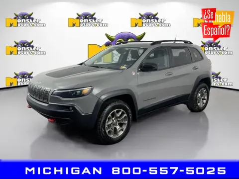 Gray 2022 Jeep Cherokee Trailhawk for sale in Michigan Center, MI