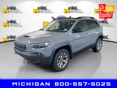 Gray 2022 Jeep Cherokee Trailhawk for sale in Michigan Center, MI