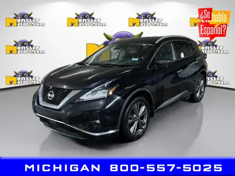 Black 2021 Nissan Murano Platinum for sale in Michigan Center, MI