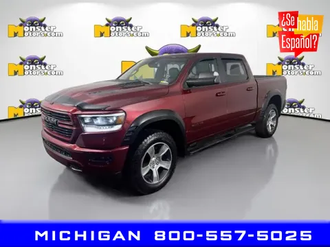 Red 2019 Ram 1500 Rebel for sale in Michigan Center, MI