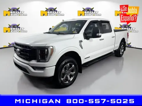 Blue 2021 Ford F-150 Lariat for sale in Michigan Center, MI