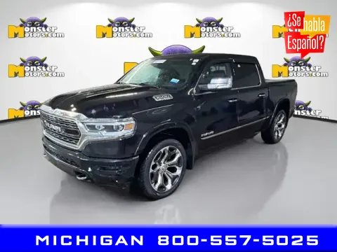 Black 2020 Ram 1500 Limited for sale in Michigan Center, MI