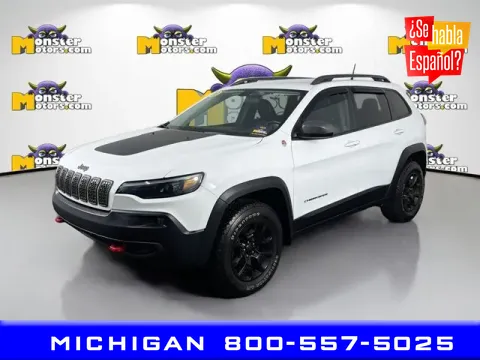 White 2020 Jeep Cherokee Trailhawk for sale in Michigan Center, MI